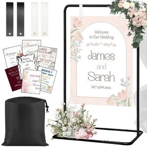 New Wedding Sign Stand